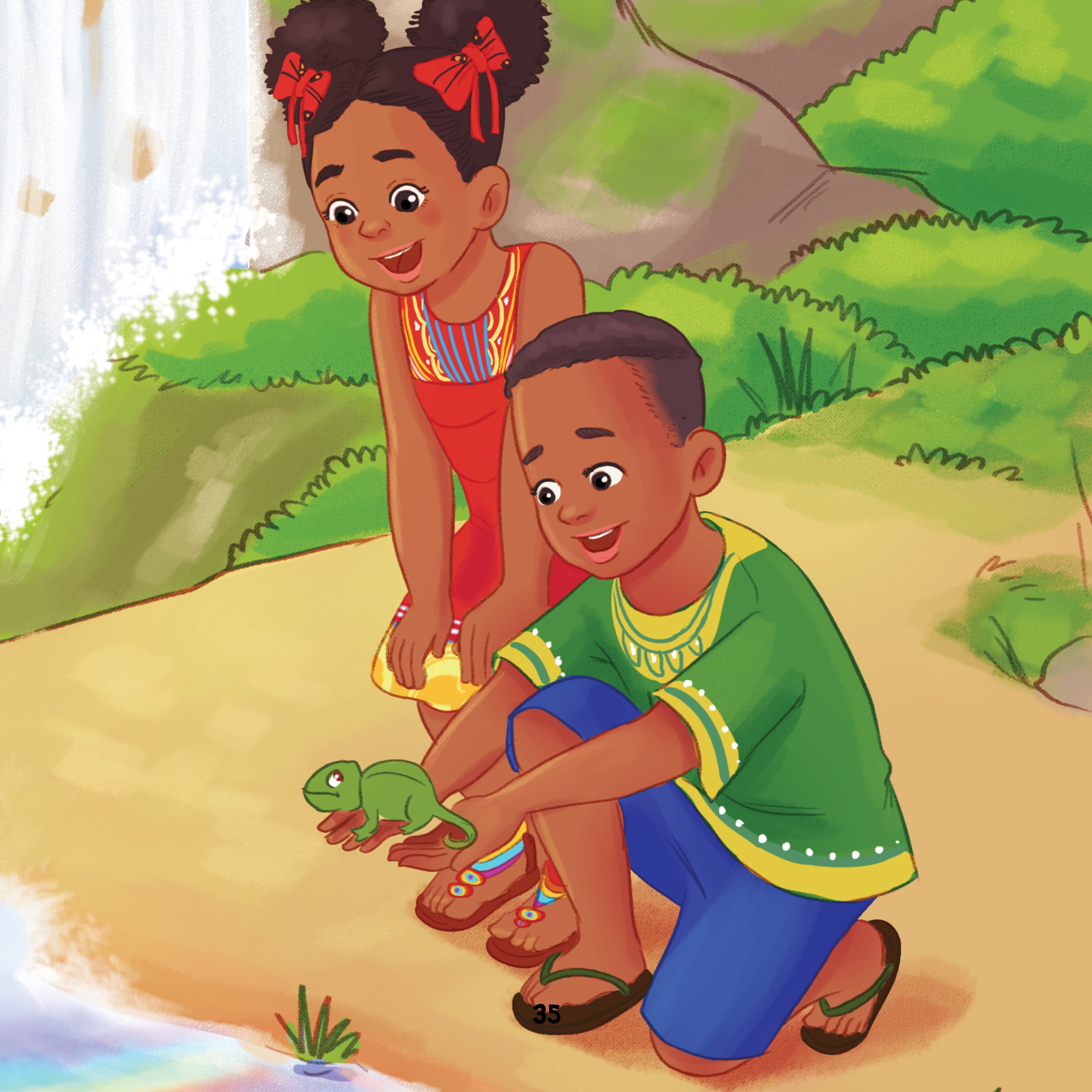 Kiki et le lézard magique (Paperback)