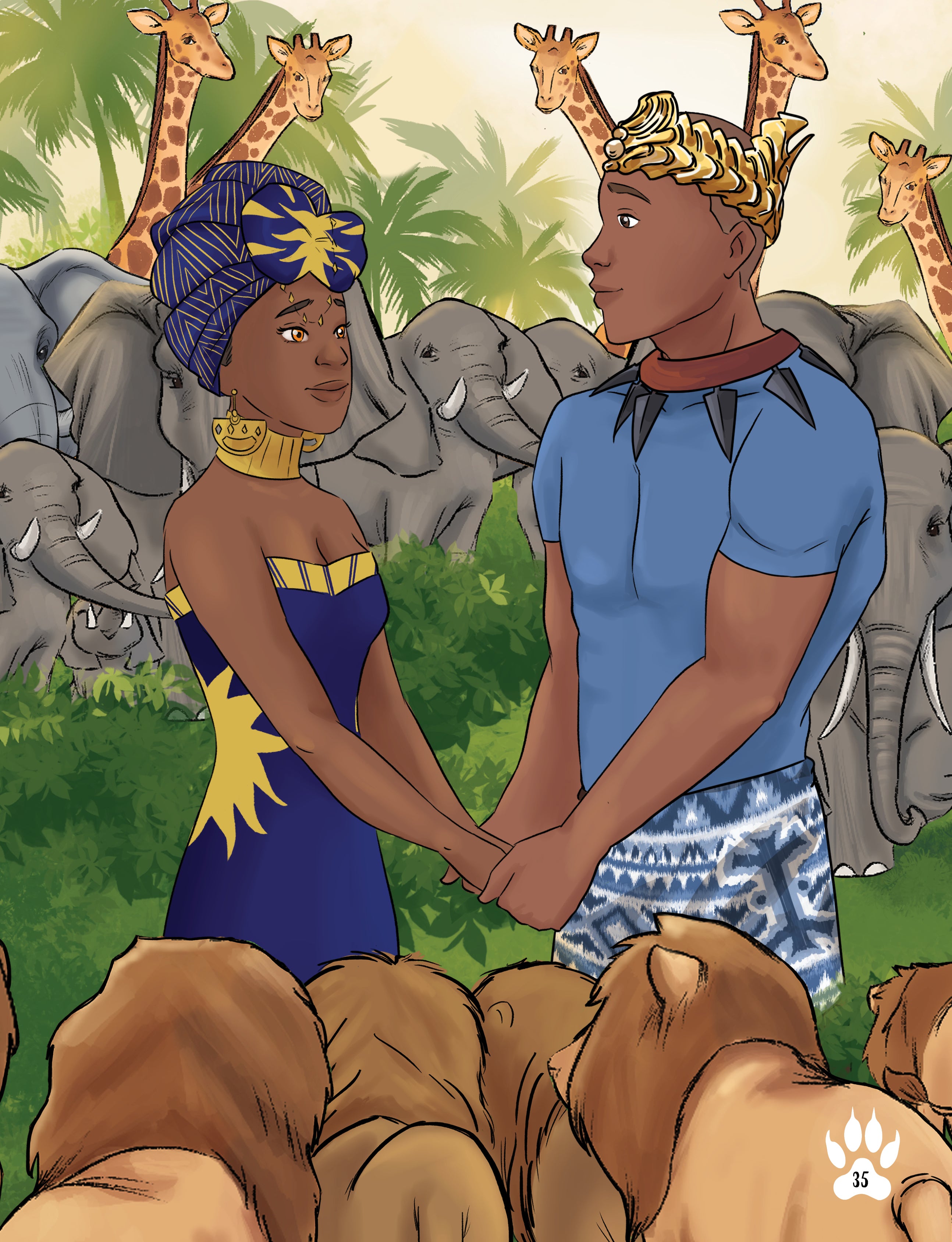 Le Prince et la Lionne (Paperback)