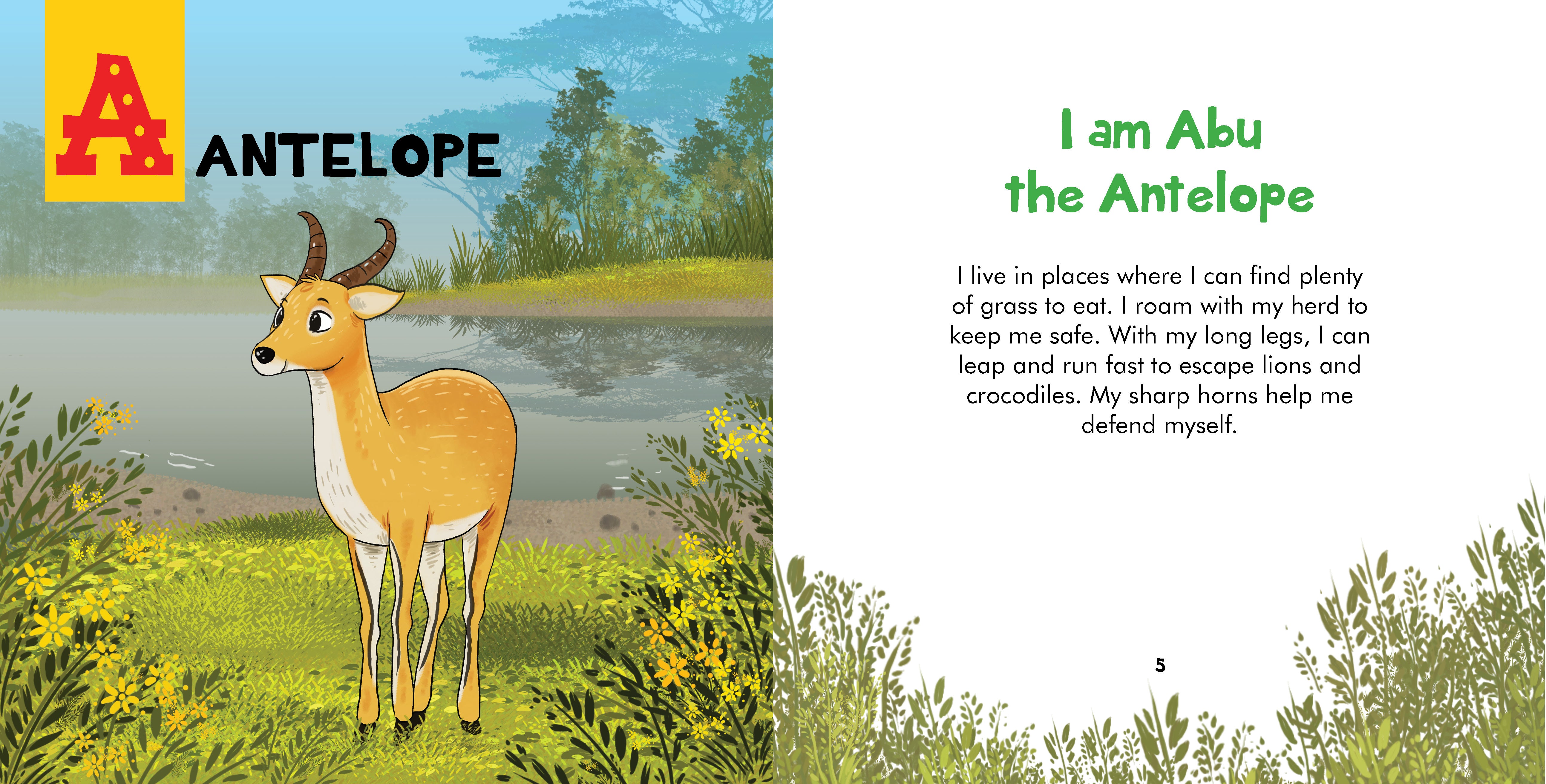 African Animals ABC (Paperback)