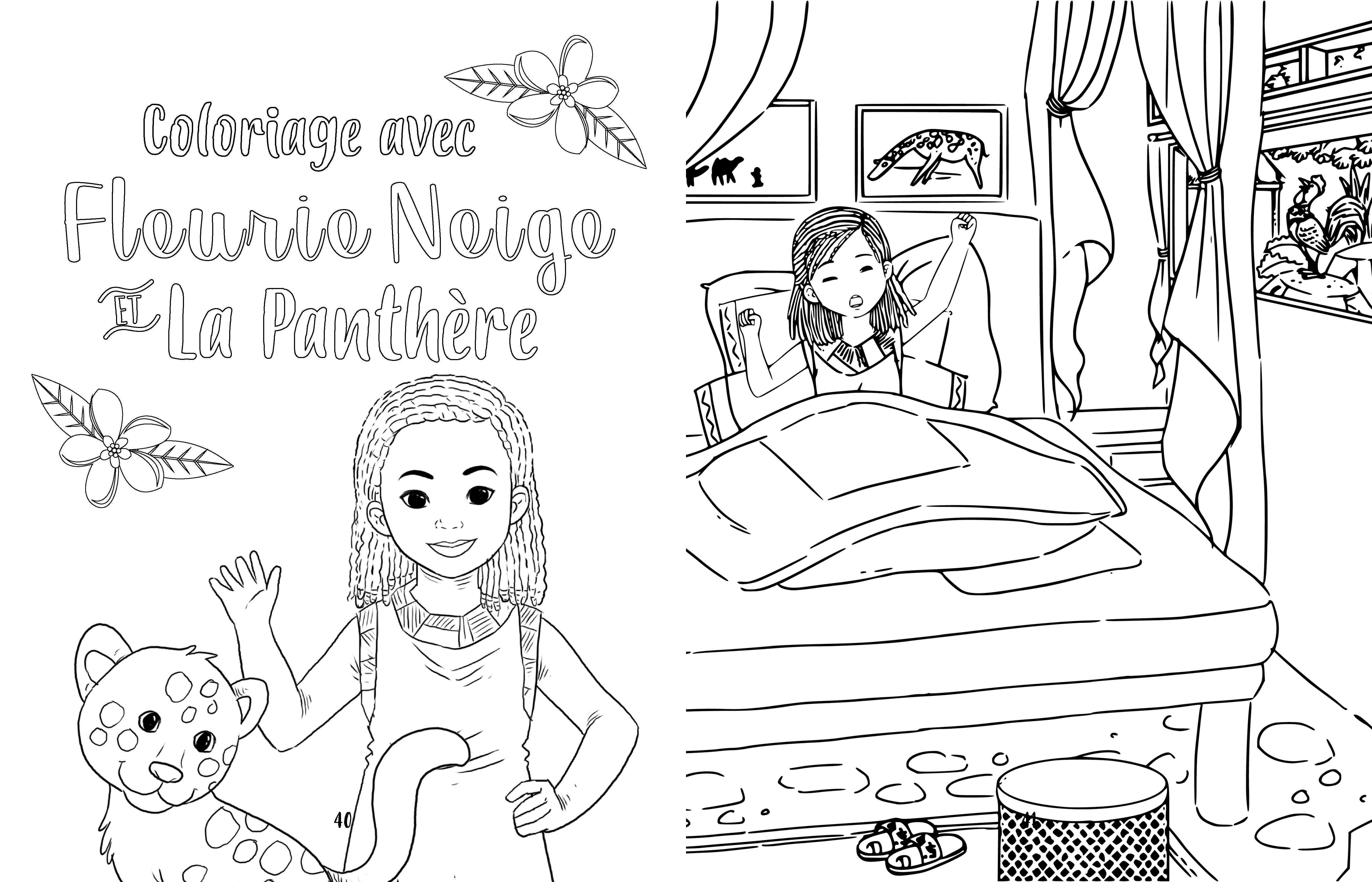 Fleurie Neige et La Panthère (Hardcover)