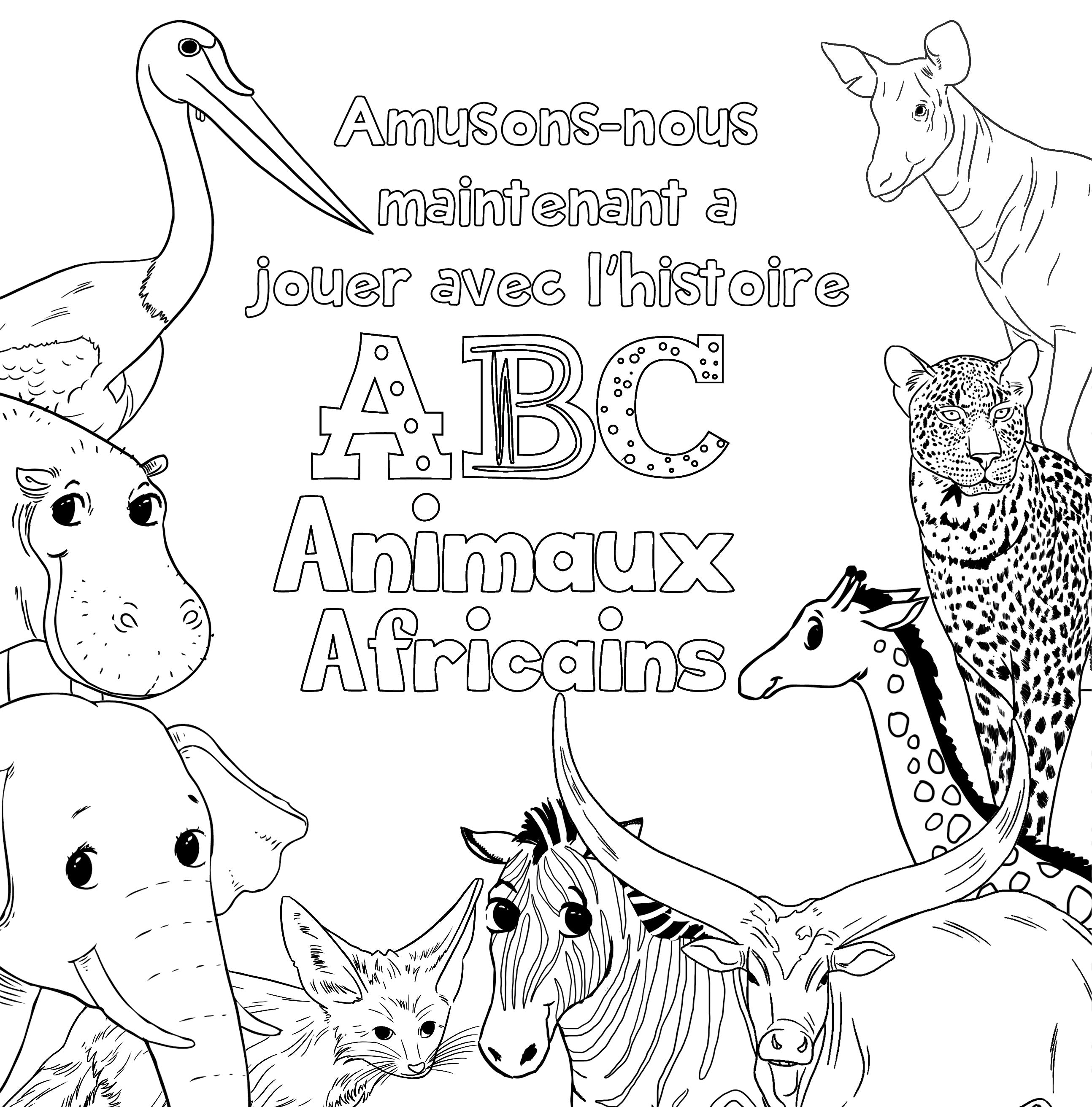 ABC Animaux Africains (Hardcover)