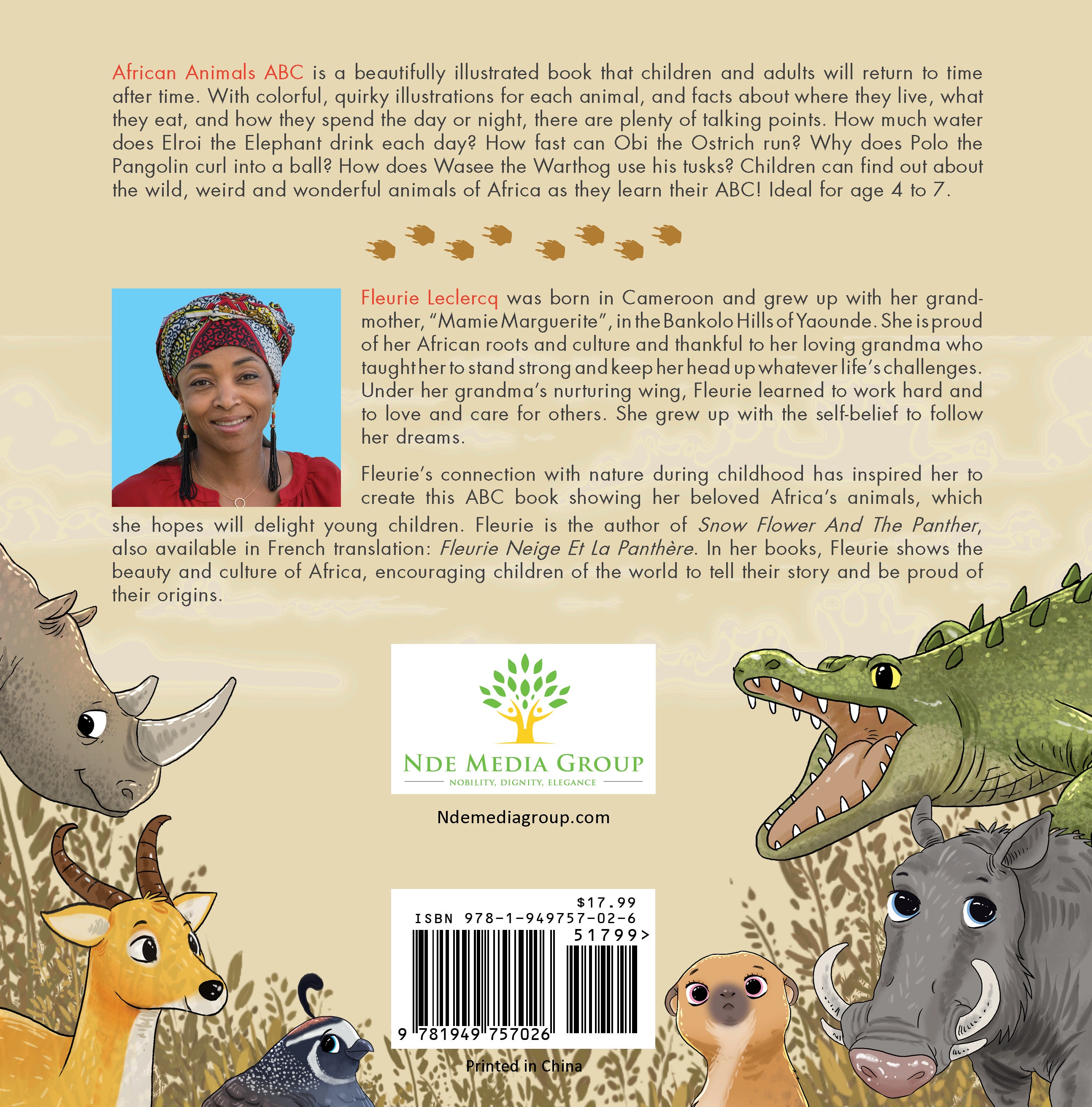 Animaux d'Afrique ABC (Couverture rigide)
