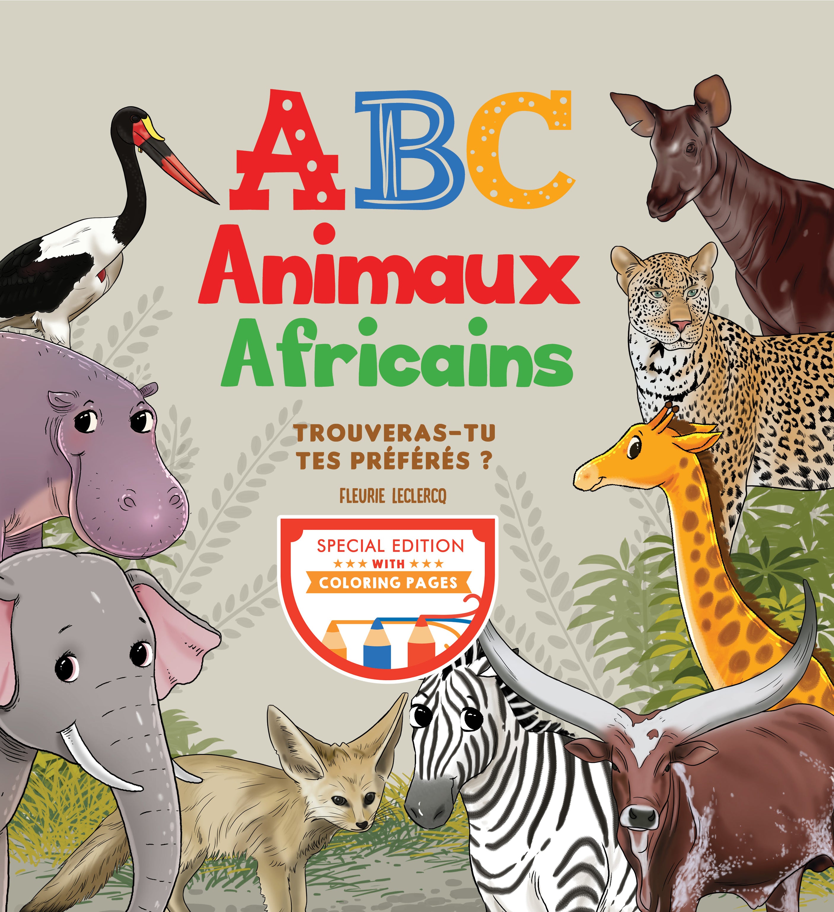 ABC Animaux Africains (Couverture rigide)
