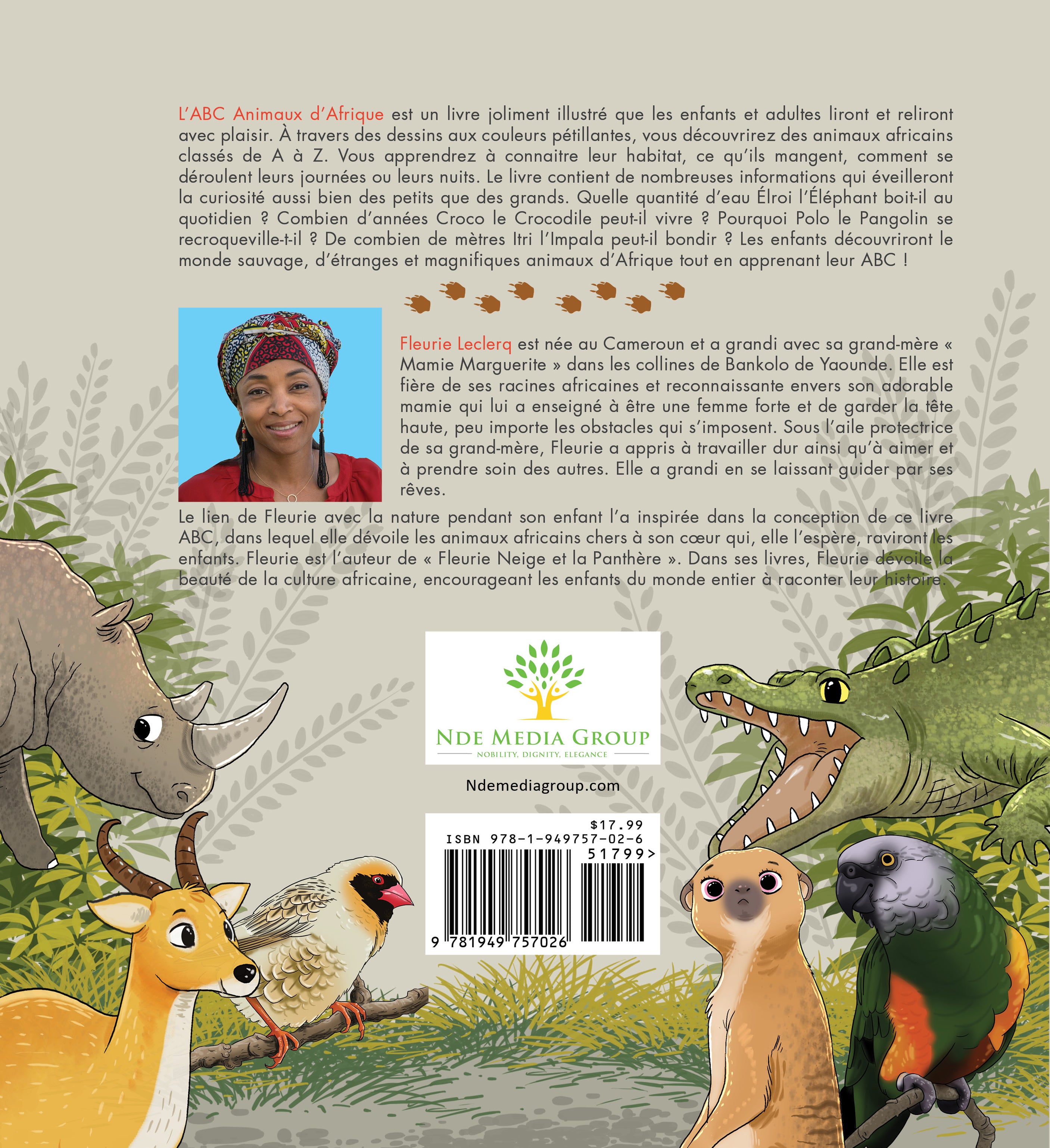 ABC Animaux Africains (Couverture rigide)