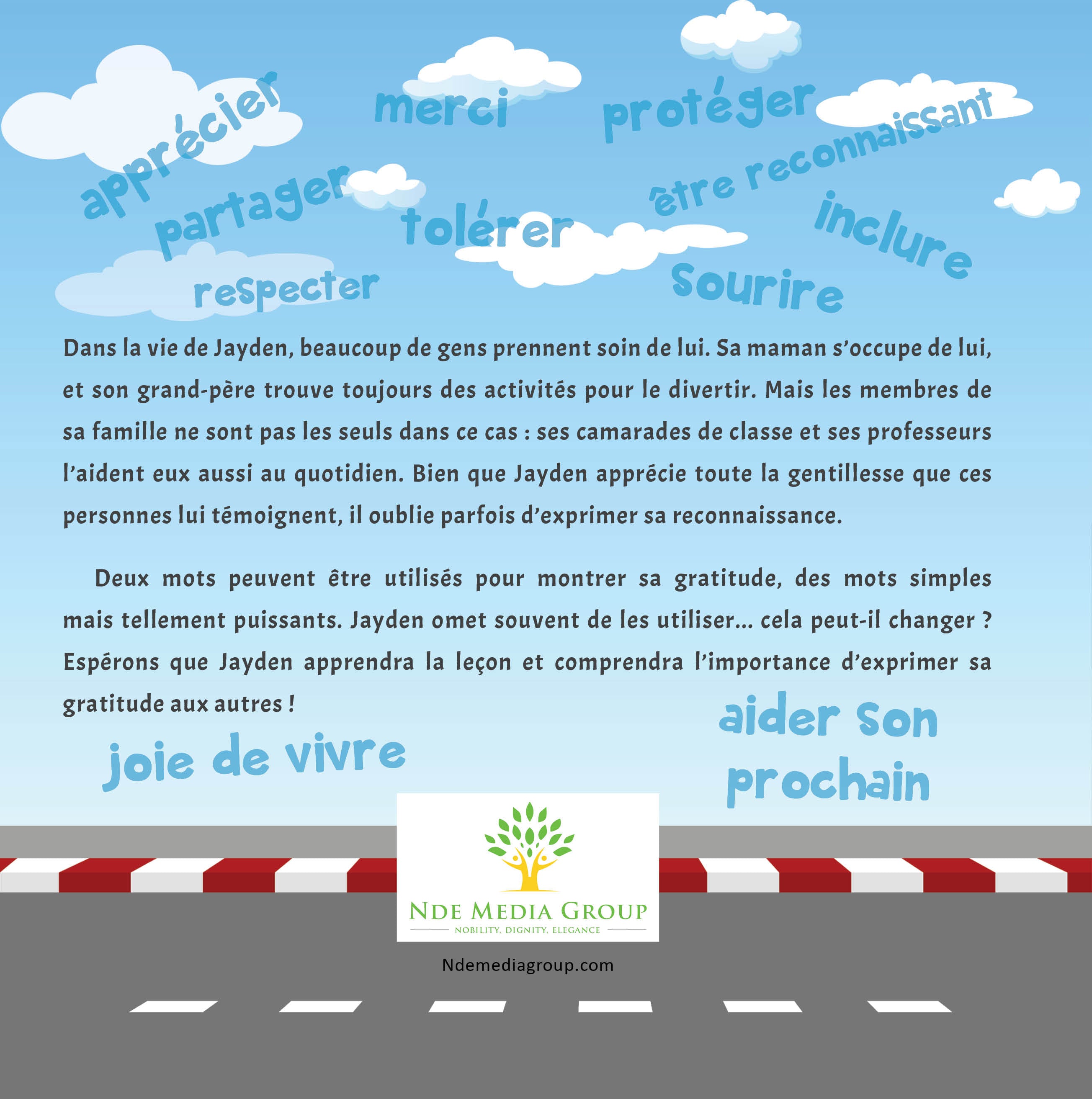 Jayden montre sa gratitud (Tapa dura)
