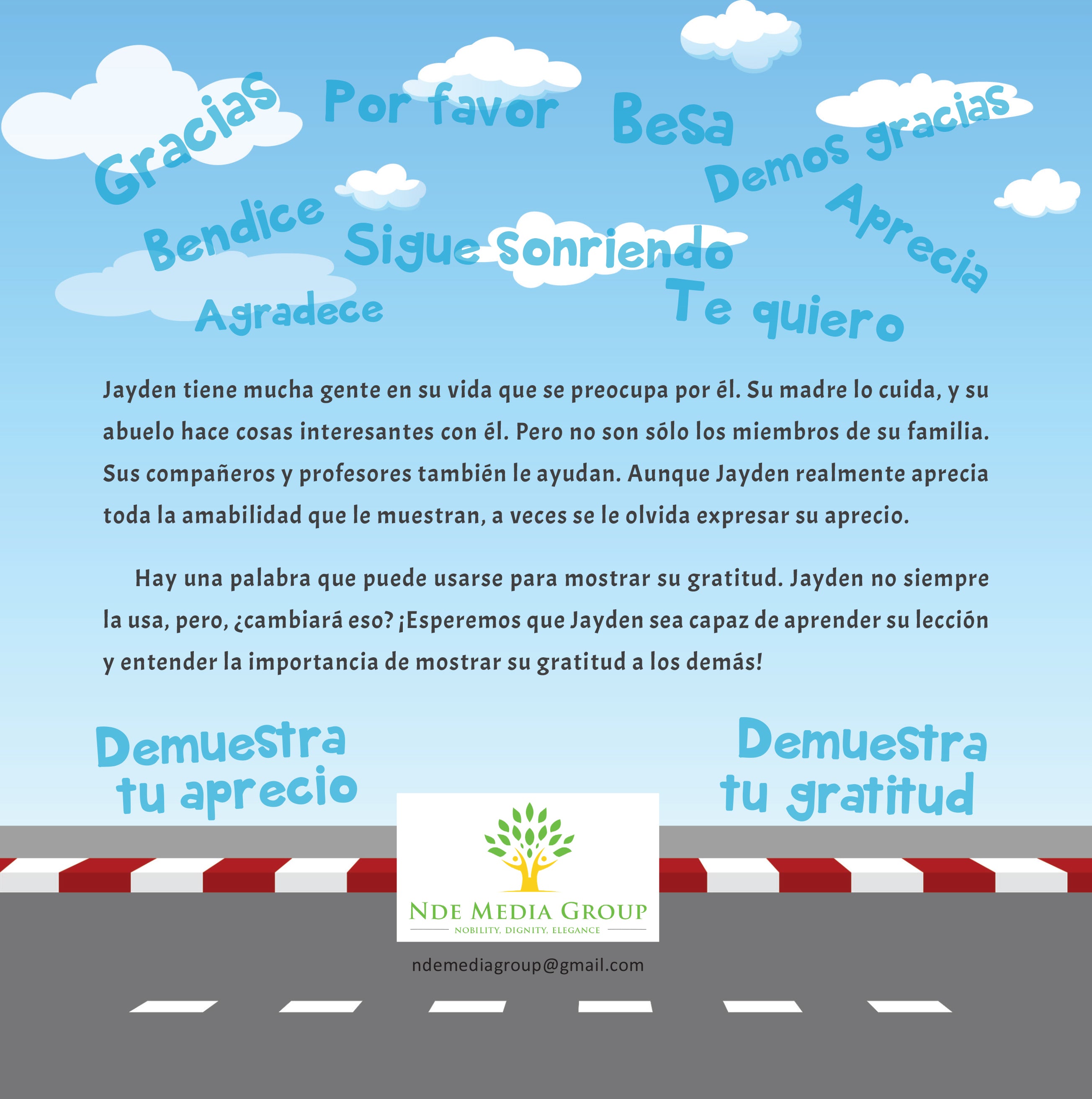 Jayden da las gracias (Couverture rigide)