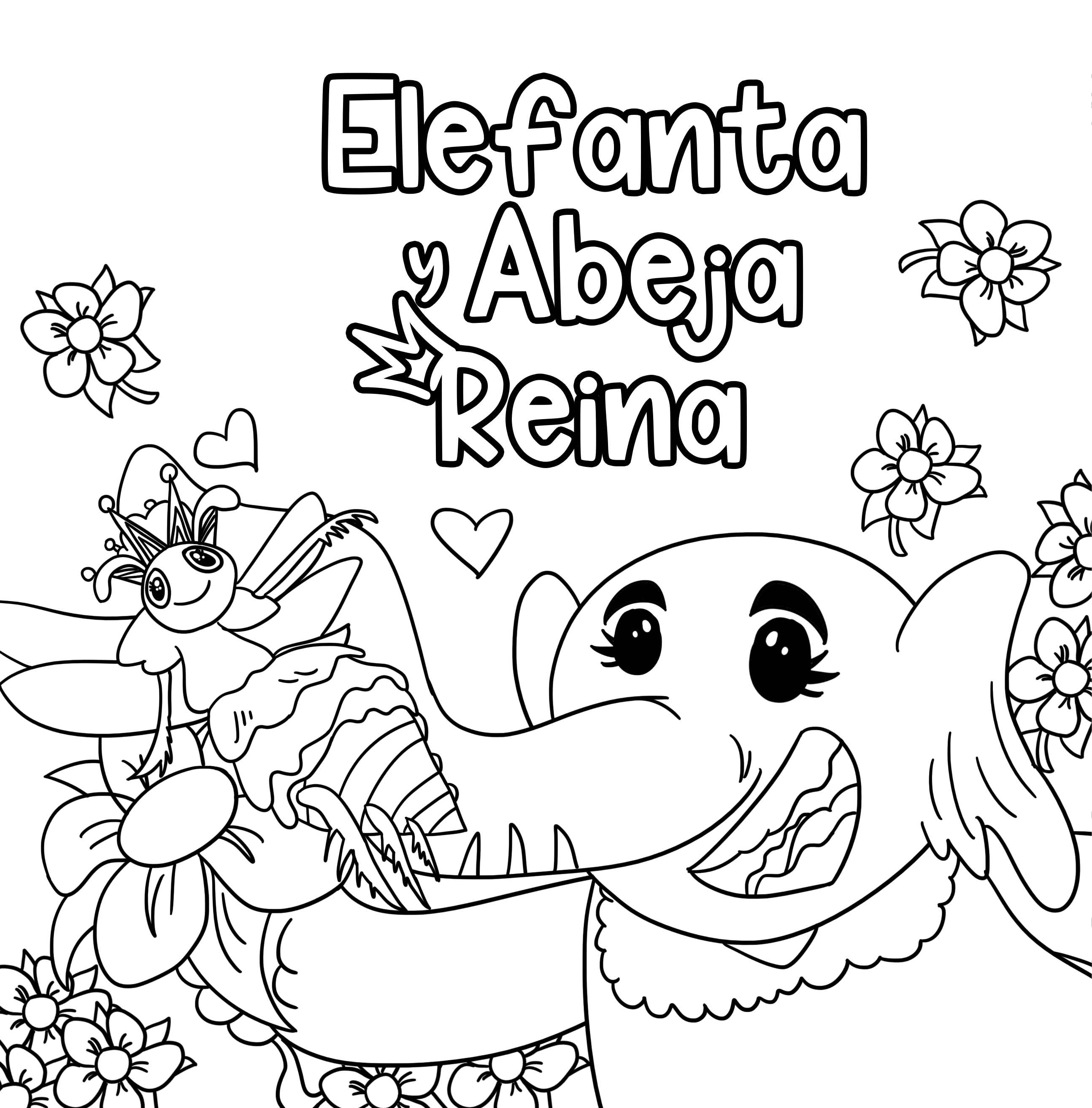 Elefanta et Abeja Reina (Couverture rigide)