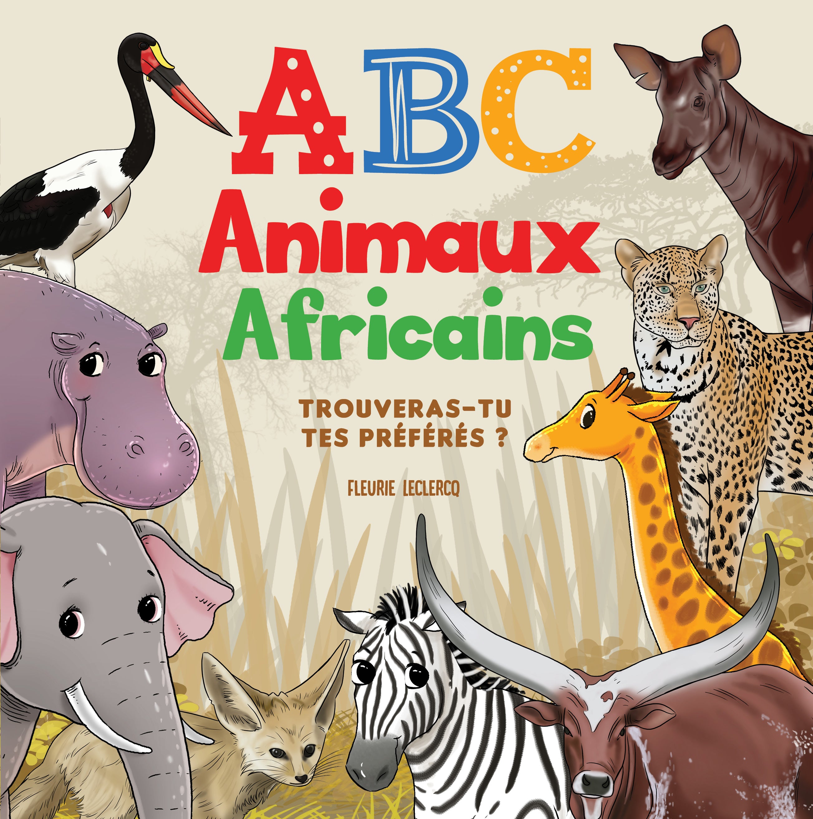 ABC Animaux Africains (Libro de bolsillo)