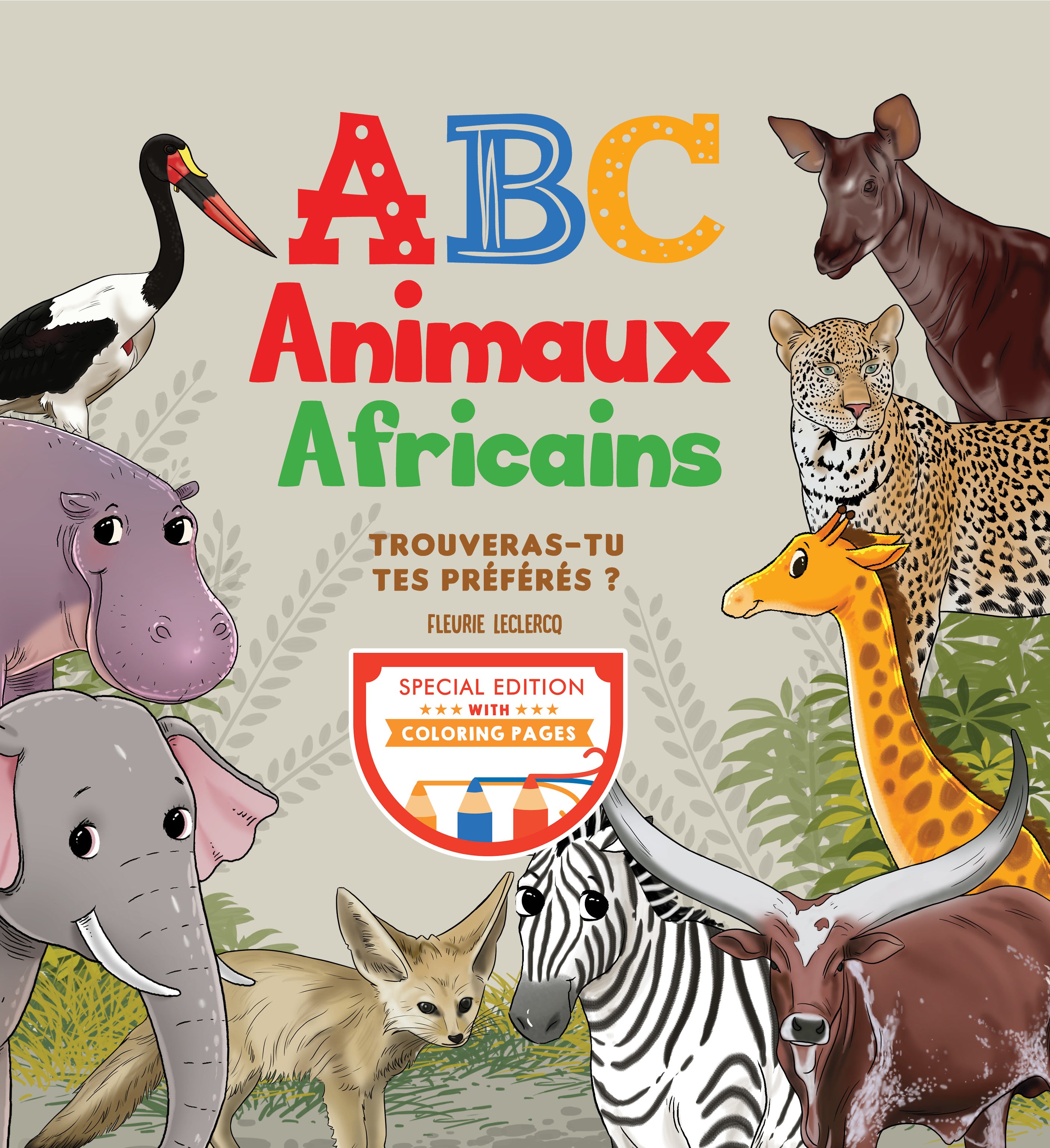 ABC Animaux Africains (Hardcover)